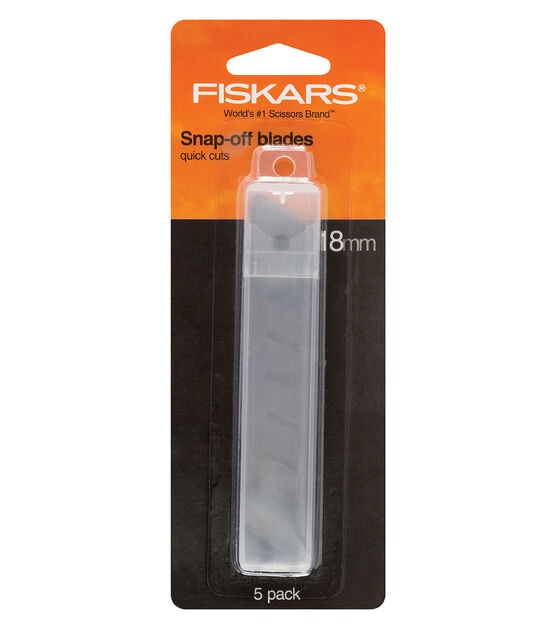 Fiskars DIY 5 pk 18 mm Utility Knife Blades, , hi-res, image 2