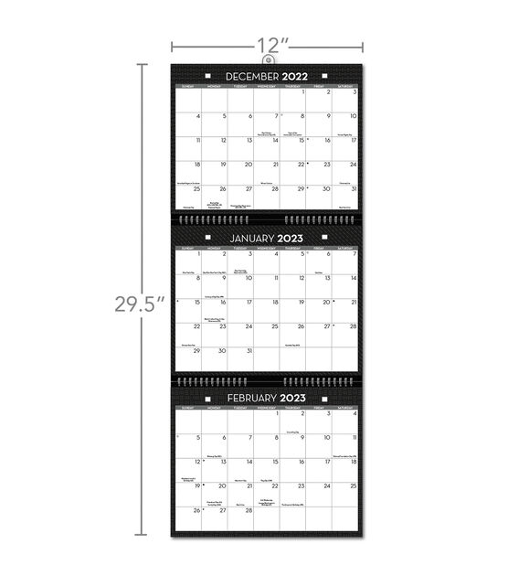 LANG 2023 Office Tri View Calendar, , hi-res, image 6