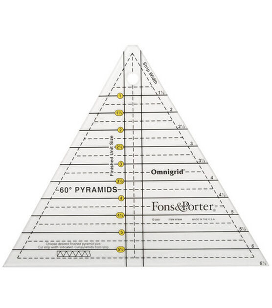 Fons & Porter Pyramid Ruler