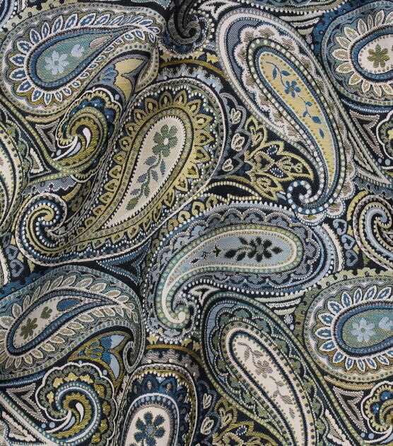 Richloom Multi Purpose Decor Fabric Eshe Peacock, , hi-res, image 3