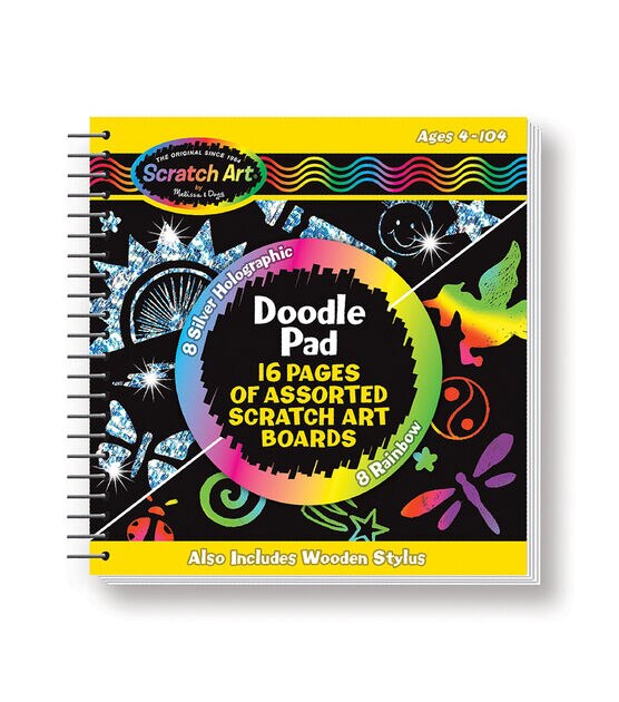 Melissa & Doug Scratch Art Doodle Pad