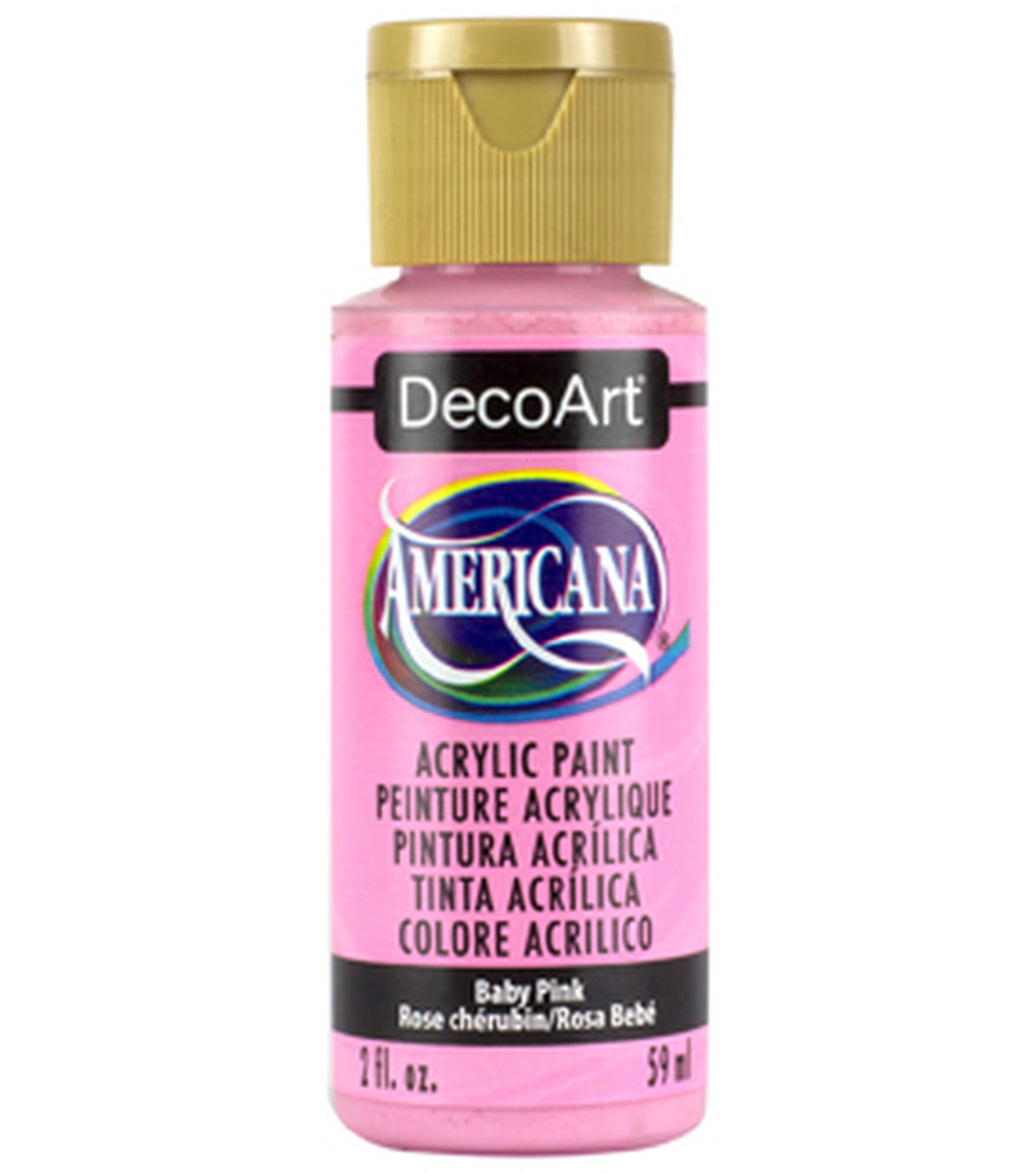 DecoArt Americana Acrylic 2oz Paint, Baby Pink, hi-res