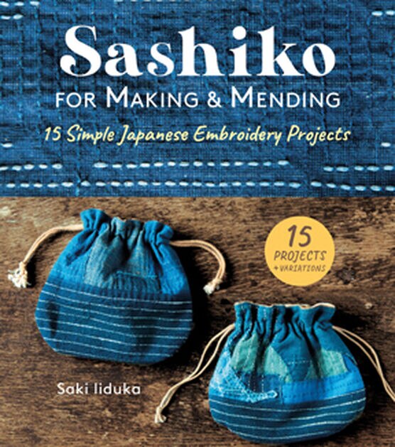 Vervaco Sashiko For Making & Mending Embroidery Book, , hi-res, image 1
