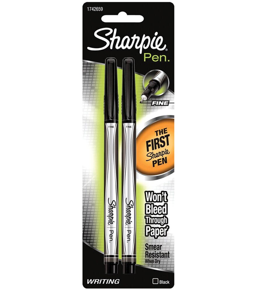 Sanford Sharpie Pens 2Pk, Black, swatch