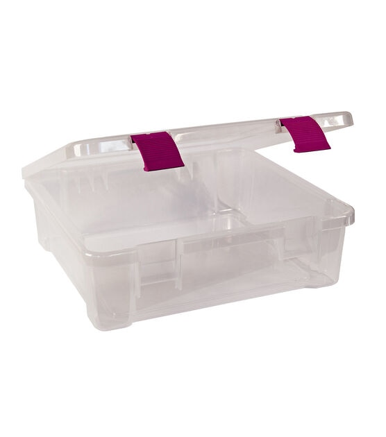 Creative Options 17 Clear Organizer Project Box With Latches