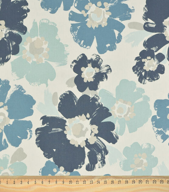 Covington Dorinda Indigo Cotton Linen Blend Home Decor Fabric, , hi-res, image 3