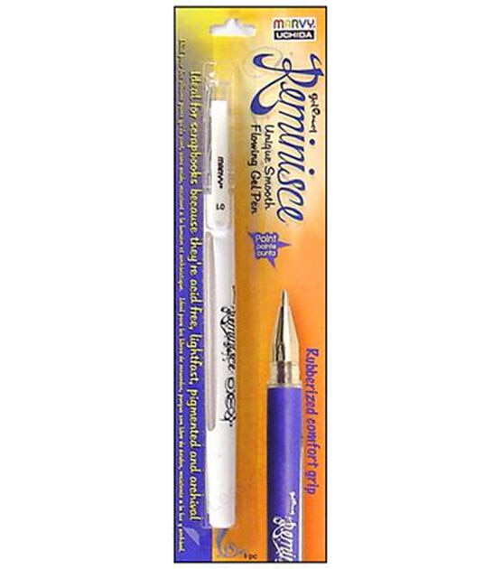 Marvy Uchida White Reminisce Gel Excel Pen