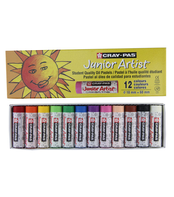 Cray-Pas 12ct Chubbies Junior Artist Oil Pastels, , hi-res, image 3
