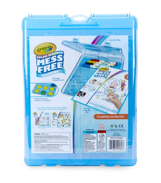 Crayola 2pc Color Wonder Mess Free Stow & Go Studio Travel Kit, , hi-res, image 2