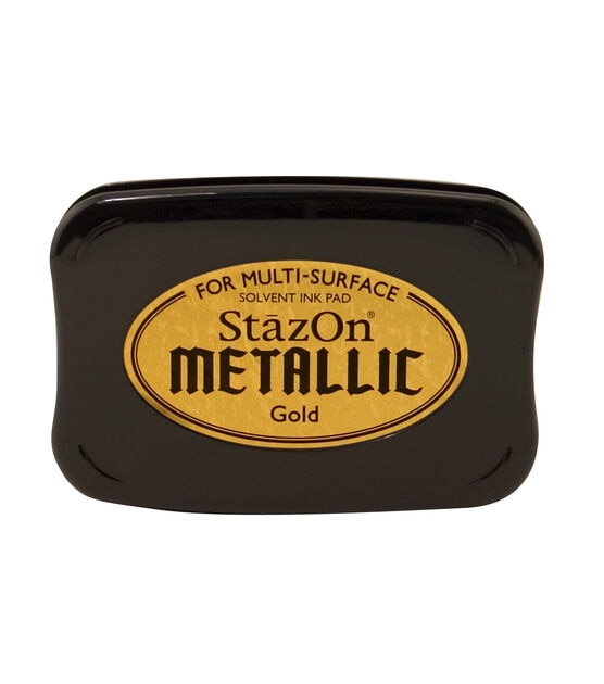 StazOn Metallic Solvent Ink Kit Gold, , hi-res, image 2