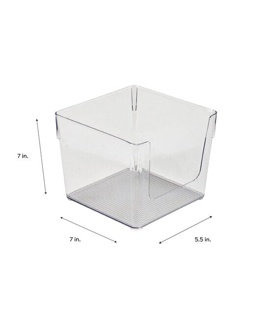Simplify 7" Clear Square Open Front Organizer, , hi-res, image 4