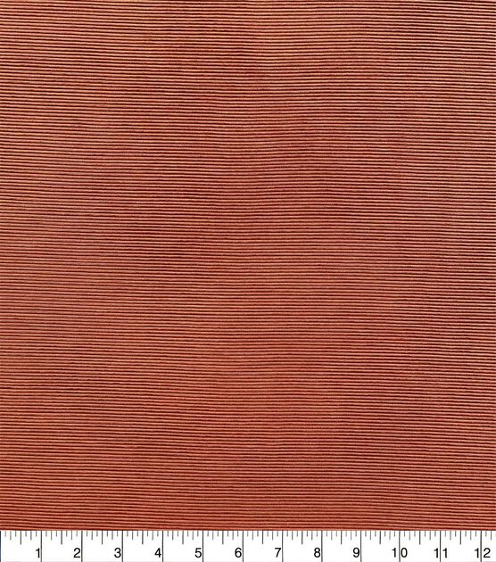 Autumnal Orange Rib Knit Fabric, , hi-res, image 4