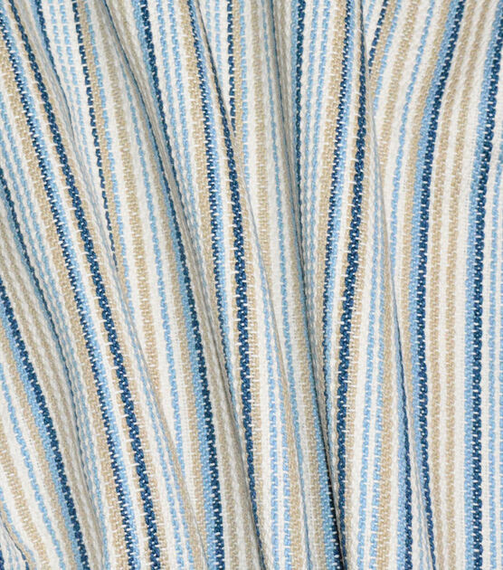Waverly Upholstery Fabric 54'' Marine Rustic Stripe, , hi-res, image 2