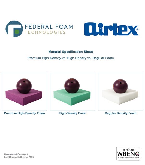 Airtex 1/2" x 24" High Density Foam Sheet, , hi-res, image 4