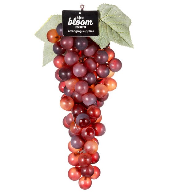 9" Realistic Red Grapes by Bloom Room, , hi-res, image 2