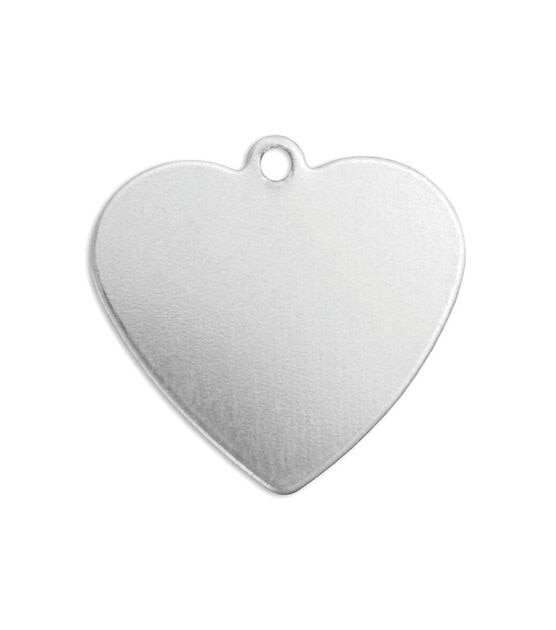ImpressArt 0.56 oz Aluminum Heart with Ring Premium Stamping Blanks