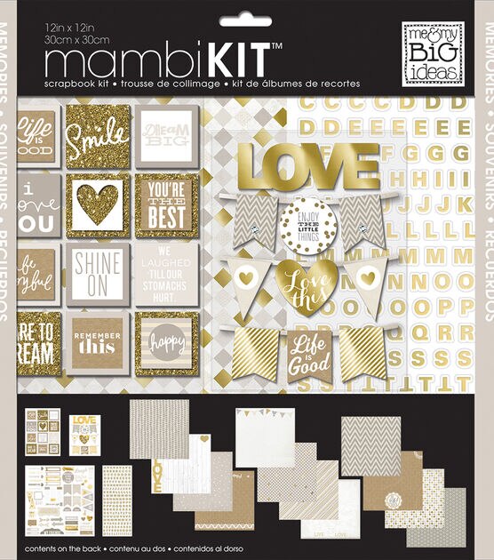 Me & My Big Ideas Mambi 12''x12'' Scrapbook Kit Memories