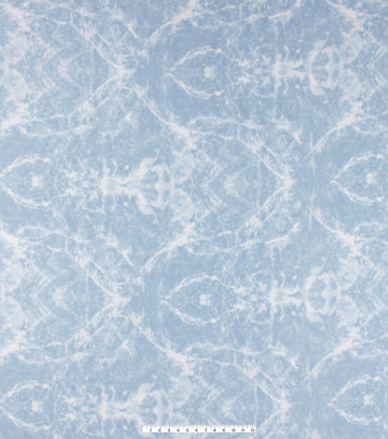 Ice on Blue Anti Pill Fleece Fabric, , hi-res, image 4