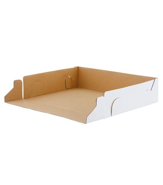 19" x 14" Corrugated Cardboard Cake Boxes With Windowed Lids 4ct by STIR, , hi-res, image 4