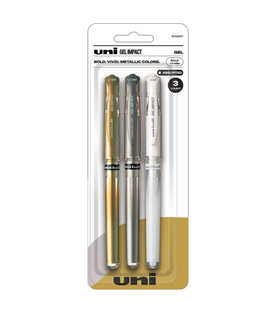 uni-ball Gel Impact Pen Set 3 Color