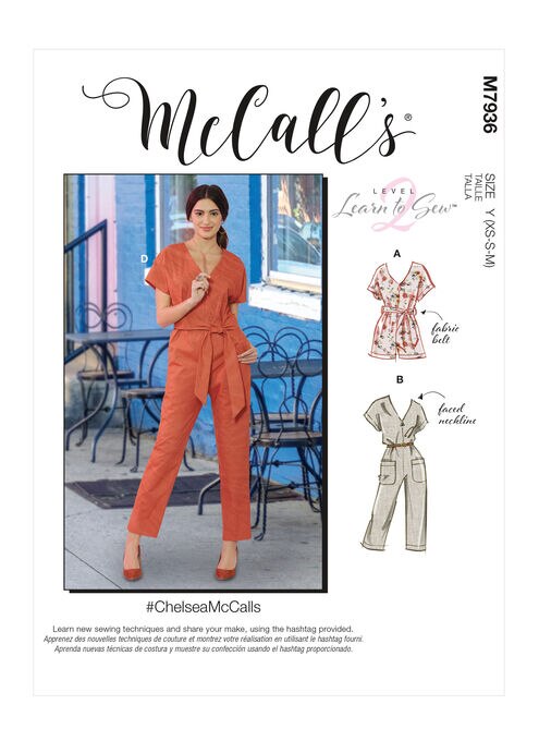 McCall's M7936 Size XS to XL Misses Sportswear Sewing Pattern, , hi-res, image 1