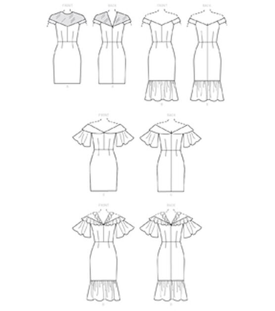 McCall's M7835 Size 6 to 22 Misses Dress Sewing Pattern, , hi-res, image 8