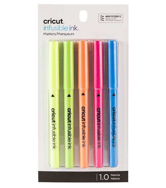 Cricut 1mm Neon Infusible Ink Markers 5ct