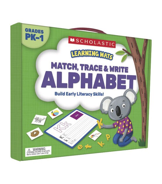 Scholastic 92ct Match & Write the Alphabet Learning Mats