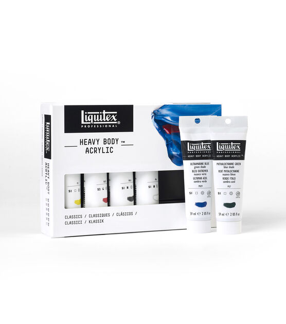 6 Packs: 6 ct. (36 total) Liquitex® Heavy Body Acrylic™ Primary Colors  Paint Set