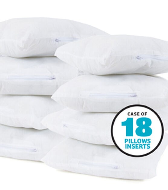 Pile of Pillows Insert Cushion (8-Pack), 18x18, Multi