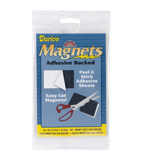 4x6 Adhesive Magnetic Sheets (3 per Package)