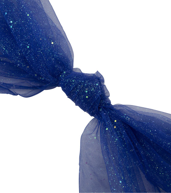 Glitterbug Chunky Confetti Royal Blue Fabric, , hi-res, image 3