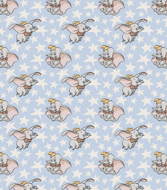 Disney Dumbo Cotton Fabric Dumbo and Stars, , hi-res, image 2