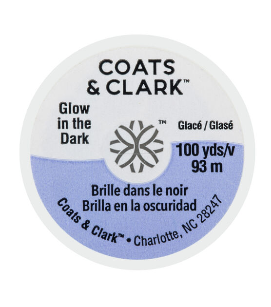 Coats & Clark Glow In The Dark Thread 100 Yards, , hi-res, image 2