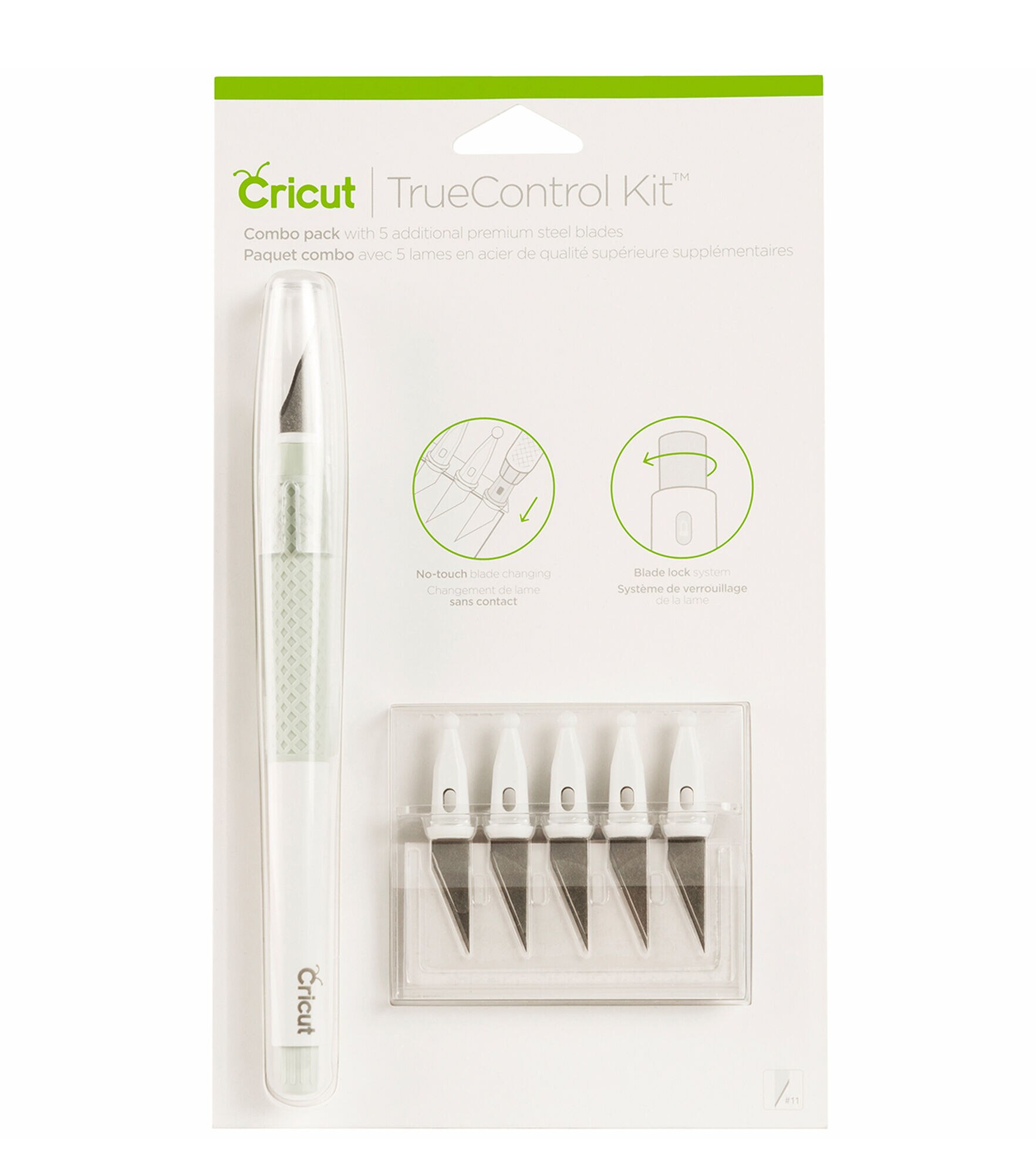 Cricut True Control Knife Kit With 5 Replacement Blades, Mint, hi-res