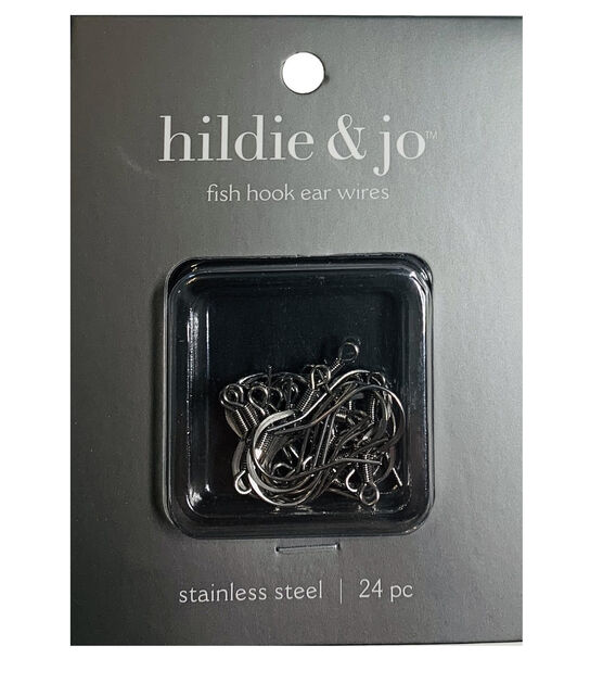 4" Stainless Steel Fish Hook Ear Wires 24pk by hildie & jo