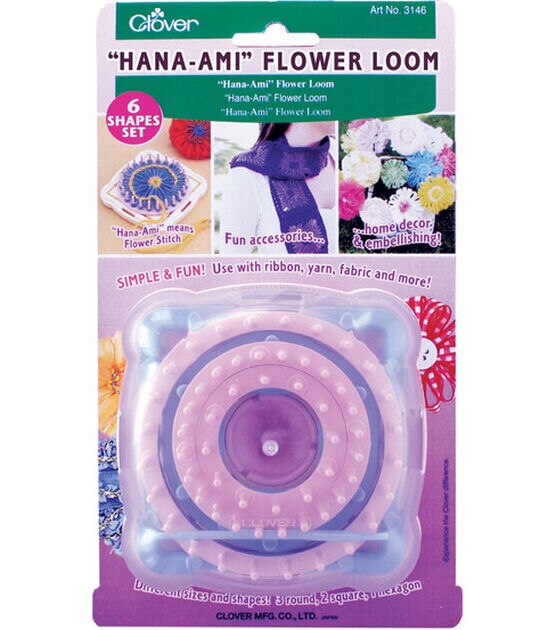 Flower Loom: Round Loom Tool Shapes for Making Circular Flowers