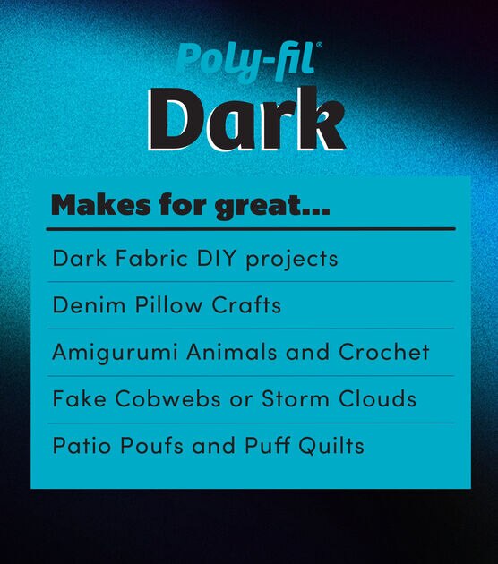 Poly-Fil Dark Fiber Fill 32 Oz
