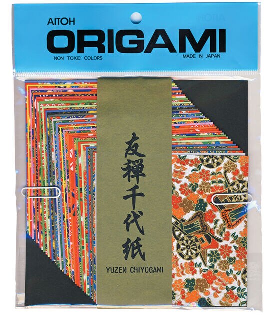 Aitoh Yuzen Wshi Origami Paper 40 Pkg