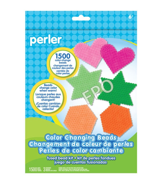 Perler Fused Bead Kit Color Changing Beads