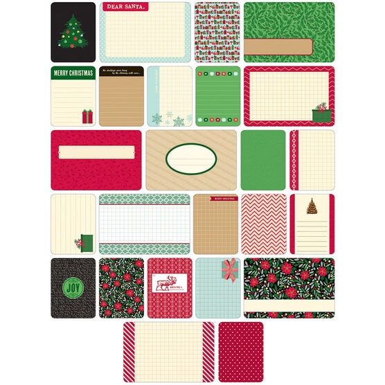 Project Life Themed Cards 40 Pkg Christmas