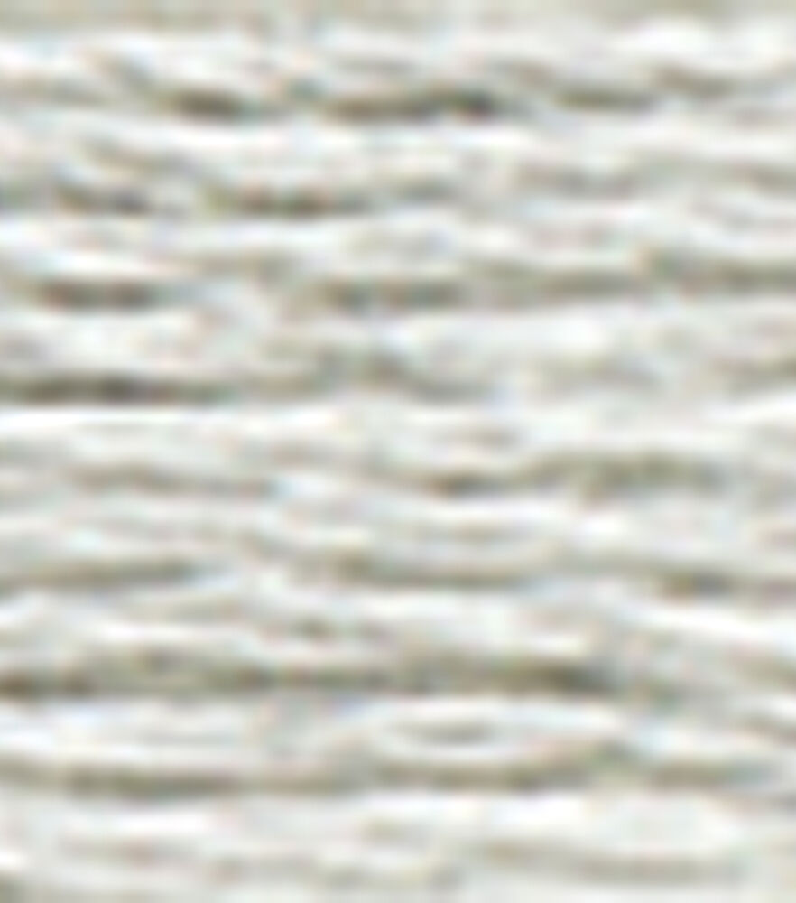 DMC 8.7yd 6 Strand Satin Embroidery Floss, S762 Silver Cloud, swatch, image 10