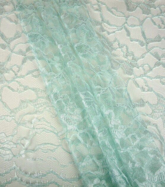 Whispering Blue Lace Fabric by Casa Collection, , hi-res, image 3