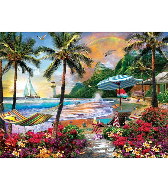 MasterPieces 18" x 21" Hawaiian Life Jigsaw Puzzle 550pc, , hi-res, image 2