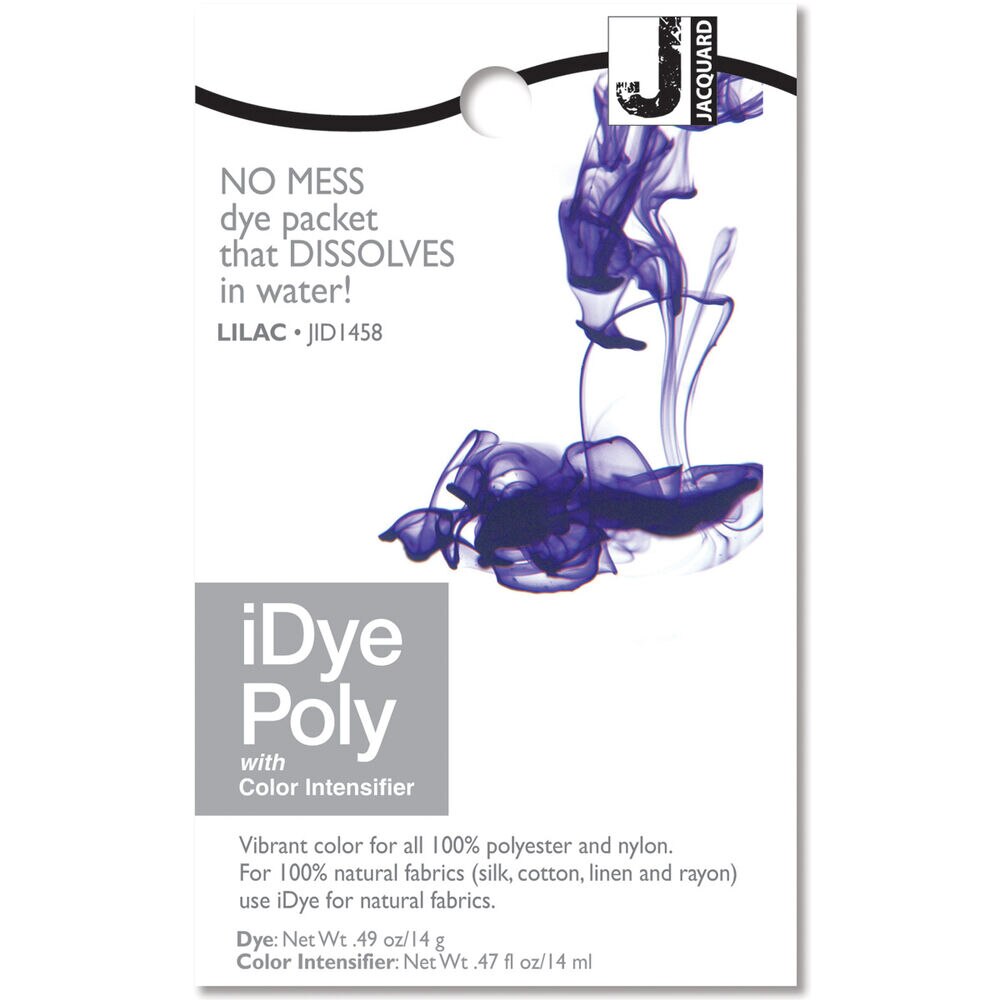 Jacquard Natural Fabrics iDye Poly Fabric Dye, Lilac - 458, swatch
