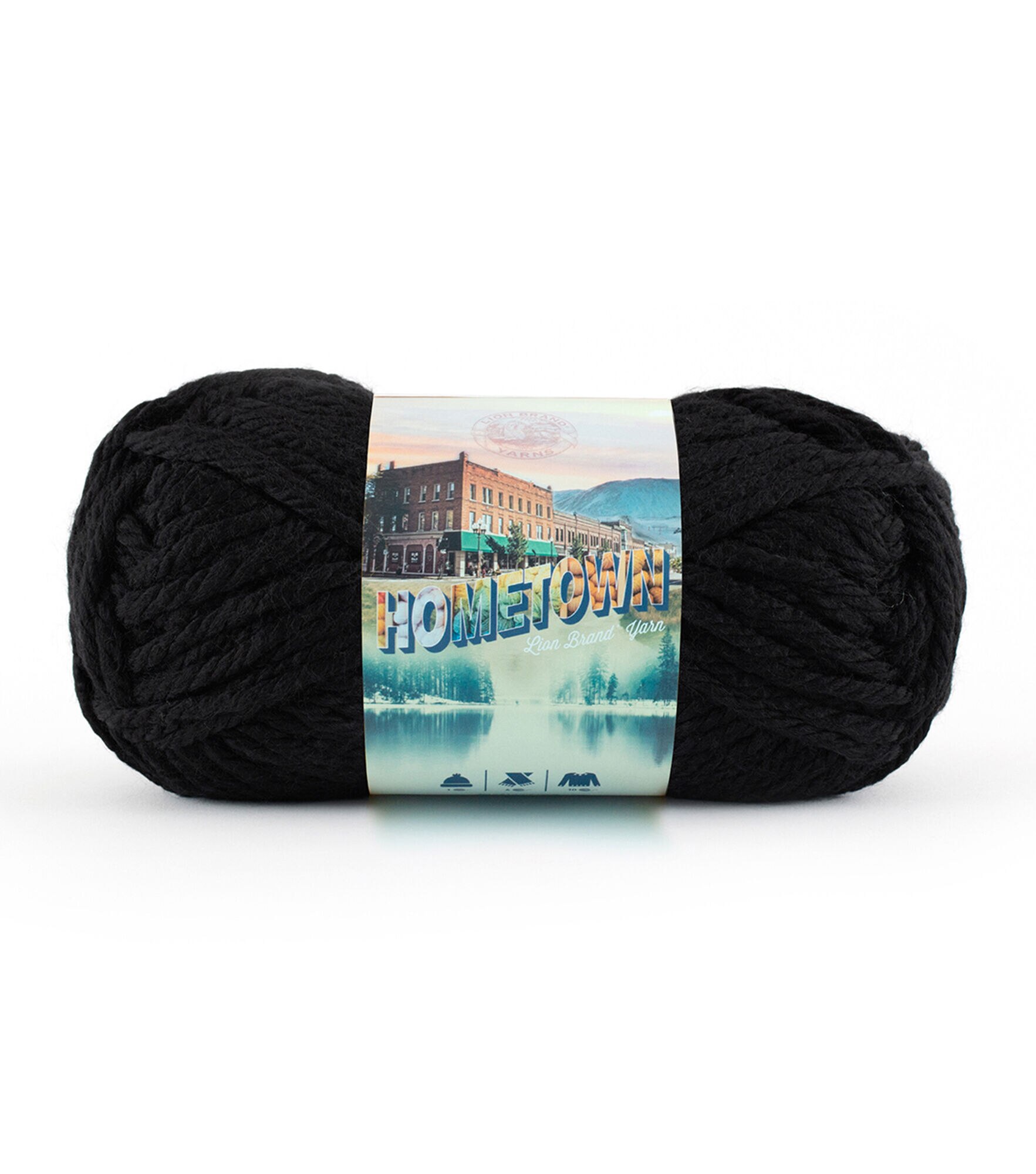 Lion Brand Yarn Hometown Yarn, Bulky Yarn, Yarn for Knitting and  Crocheting, 1-Pack, Springfield Silver