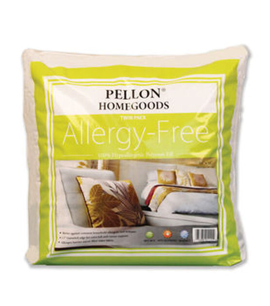 Allergy Free 16x16 Twin Pack Pillow, , hi-res, image 1