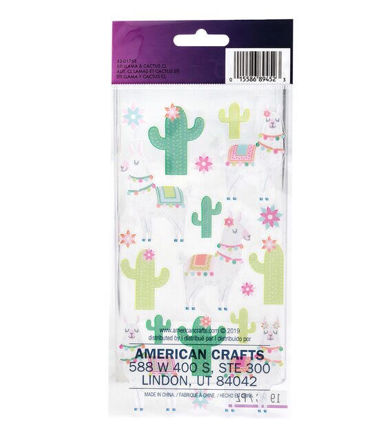 Sticko Llama And Cactus Flat Stickers, , hi-res, image 3