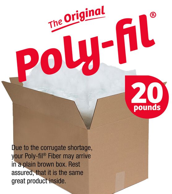 Poly-Fil Premium Polyester Fiber Fill 20lb box, , hi-res, image 5