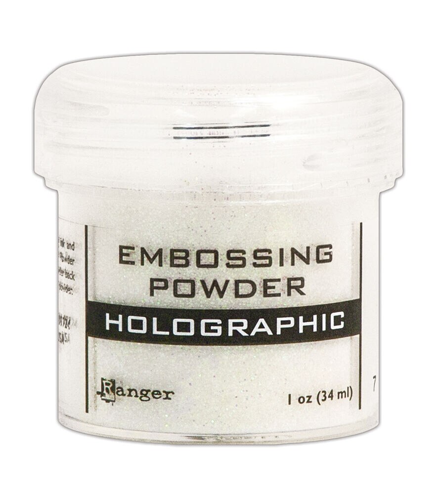 Ranger Embossing Powders, 1 oz Jars, Holographic, swatch